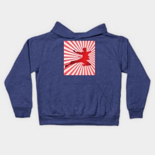 Retro karate kick Kids Hoodie